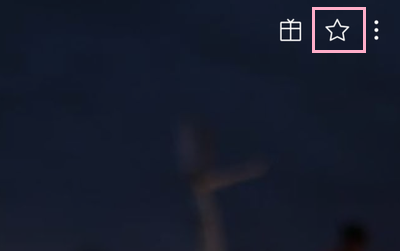 お気に入りに登録したい友達のプロフィールを開き、☆マーク（お気に入りボタン）をタップ