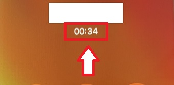 iPhoneの通話時間の表示