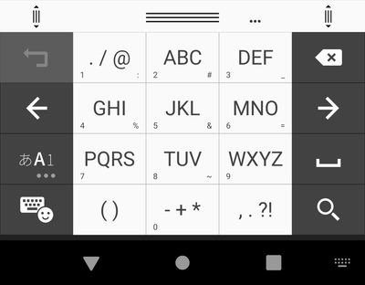 英字のキーボード