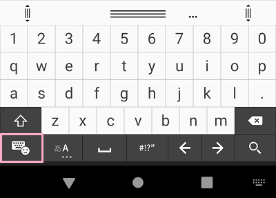 QWERTYキーボード