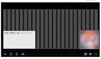 挿入するカードを選択して動画プレビュー画面にカードを表示させる
