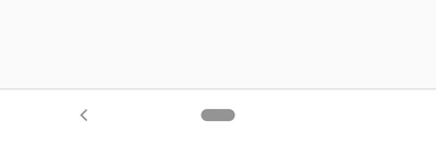 ホームボタンが非表示になったAndroid