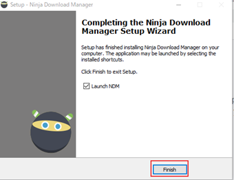 インストール完了画面