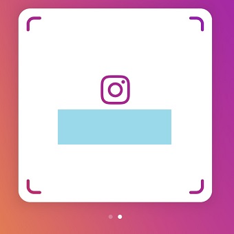 QRコードをタップしてネームタグを表示