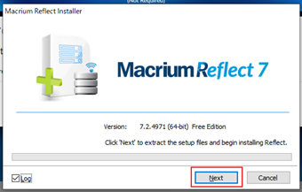 [Next]をクリック