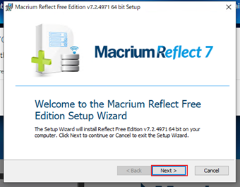 [Next]をクリック