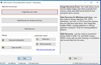 [Image Recovery(Free)]をクリック