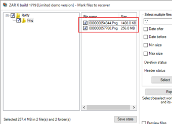 画像ファイルや動画ファイルなどのリソースファイルを選択して[Next]をクリック