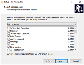 プラグインを選択する
