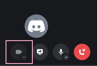 Discordのビデオボタン