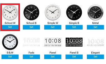 設定したいデザインをタップ