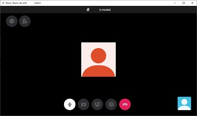 通話ウィンドウ