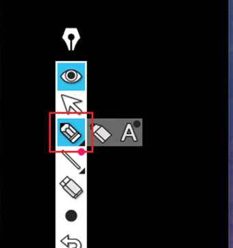 ペンツールの表示