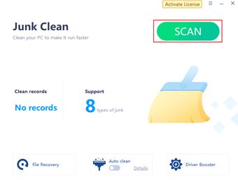[SCAN]をクリック