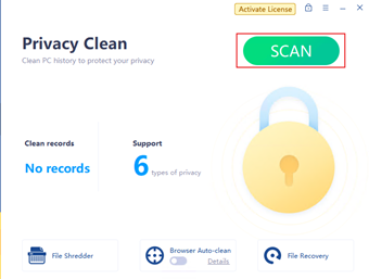 [SCAN]をクリック