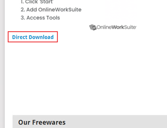 [Direct Download]をクリック