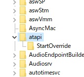 ディレクトリを右クリックしてメニューの「新規」→「キー」から「Controller0」と名前を付けてキーを作成