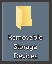 「Removable Storage Devices」フォルダ