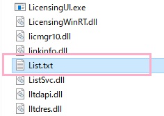 「List.txt」ファイル
