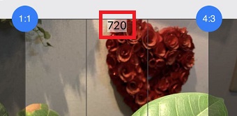 『切り取り』をタップし