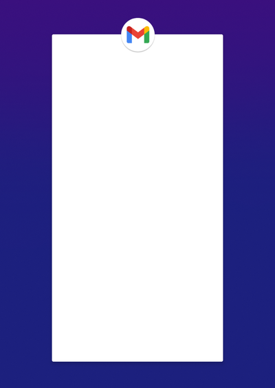 バックグラウンドアプリの表示