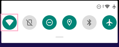 Wi-Fiのオン・オフを切り替える