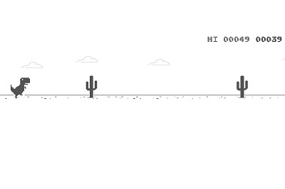 Chromeの恐竜ゲーム