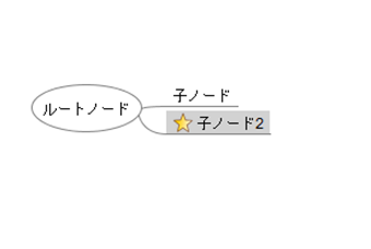 マーカー付きノード