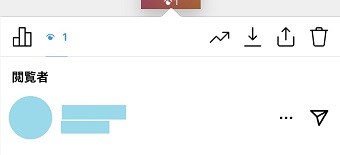 閲覧者全員のアイコンとユーザー名が表示される