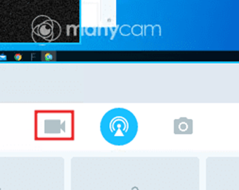 「レコーディングアイコン」をクリック