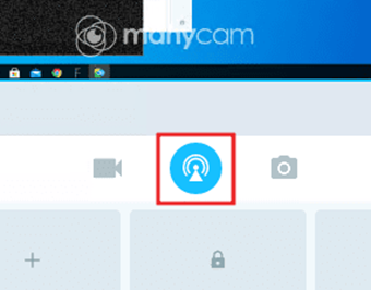 ストリーミング開始ボタンをクリック