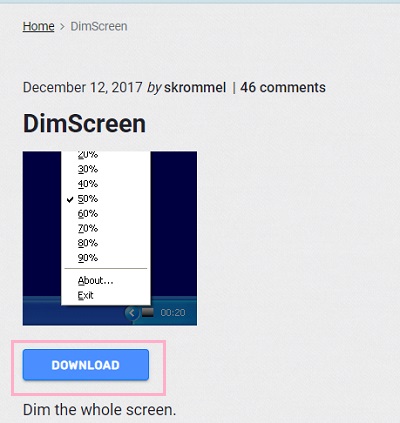 「DOWNLOAD」ボタンをクリック