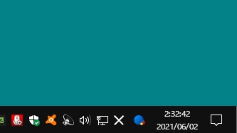「タスクトレイ」