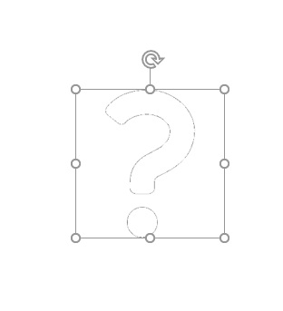 クリックした部分が透明になっている