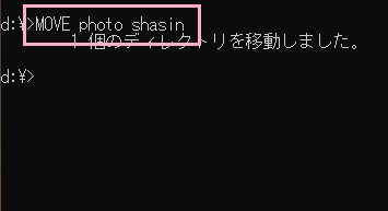 「MOVE photo shasin」と入力