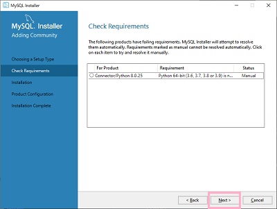 「Next」をクリック