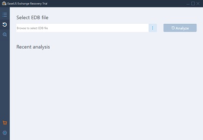 EaseUS Exchange Recoveryの起動画面