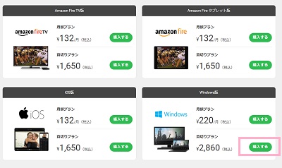 「購入する」ボタンをクリック
