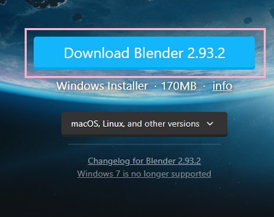 「Download」ボタンをクリック