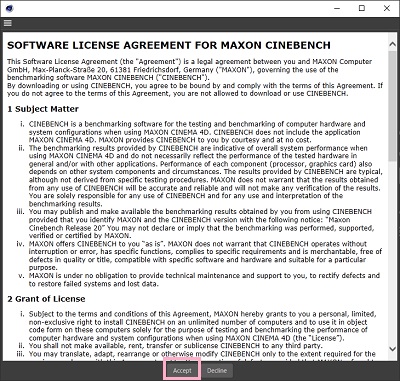 「Accept」をクリック