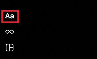 『Aa』をタップ