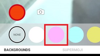 背景の色を選択