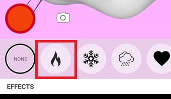 好きな『EFFECTS』を選択