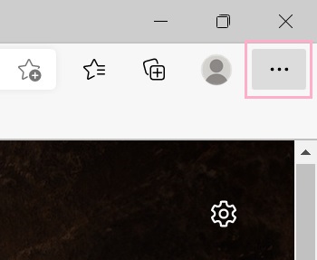 メニューボタンをクリック
