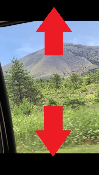 写真をピンチアウト