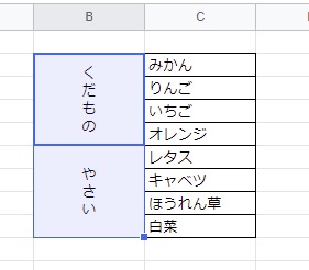 指定した文字列が縦書きになった