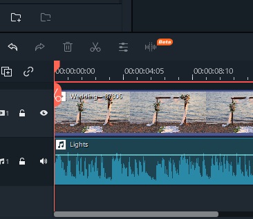 音声ファイルも動画ファイル同様にドロップして追加できる