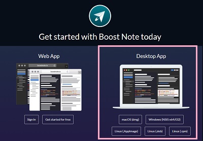 使用しているOSのボタンをクリック