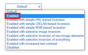 『Enabled』を選択