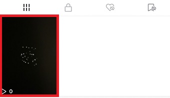非表示にしたい動画をタップ